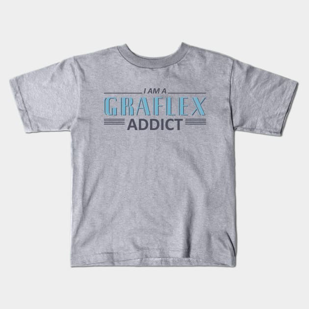 I am a Graflex Addict Kids T-Shirt by GraflexBank